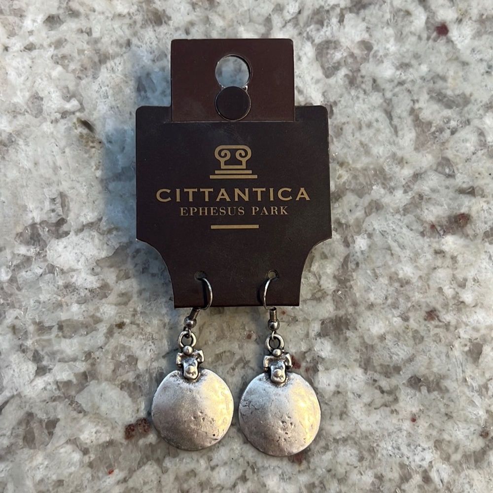 Turkish Silver Earrings, NWOT